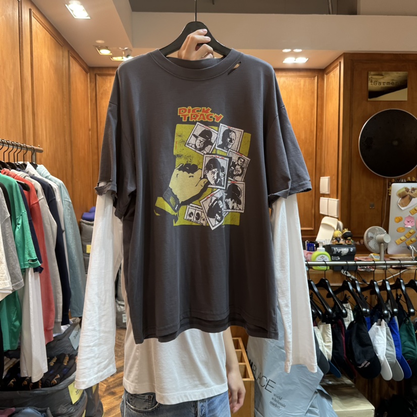 GARMENT-P東大門直郵女裝新品休閑推薦熱賣長袖T恤假兩件GARMENT長袖T恤圖色1