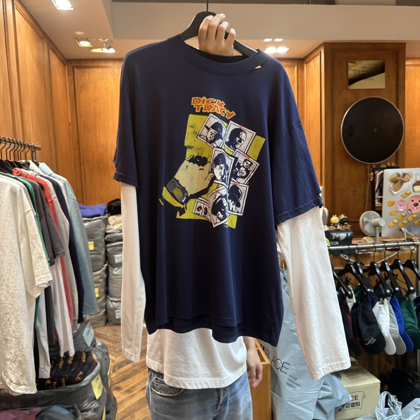 GARMENT-P東大門直郵女裝新品休閑推薦熱賣長袖T恤假兩件GARMENT長袖T恤圖色3