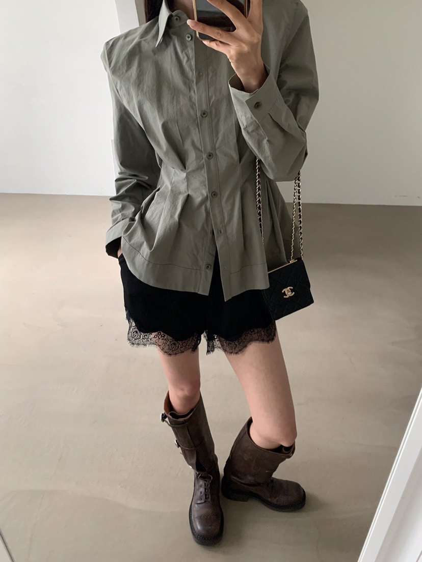 VERANDA東大門實拍女士新款時尚真品熱賣休閑推薦襯衫蕾絲衫VERANDA襯衫/蕾絲衫