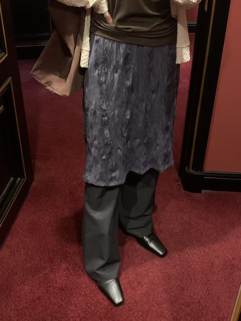 LOFN東大門直郵女士新品熱賣真品人氣休閑時尚半身裙中短裙LOFN半身裙/中短裙