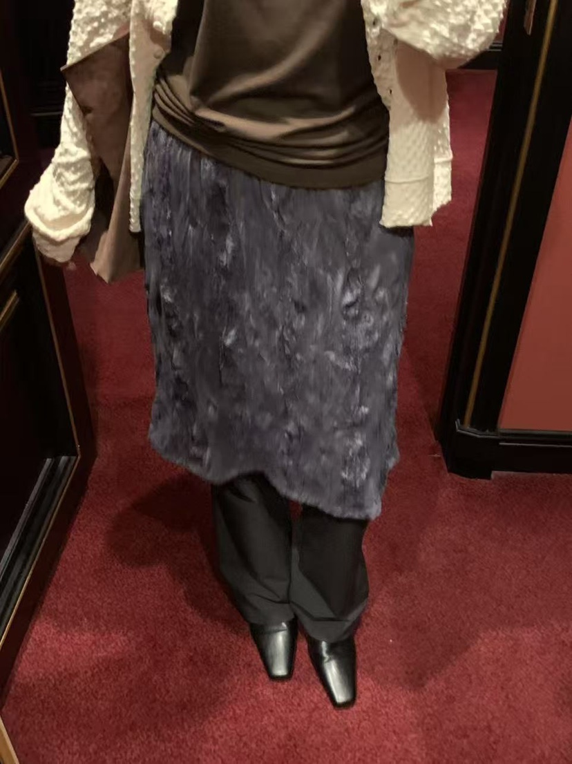 LOFN東大門直郵女士新品熱賣真品人氣休閑時尚半身裙中短裙LOFN半身裙/中短裙