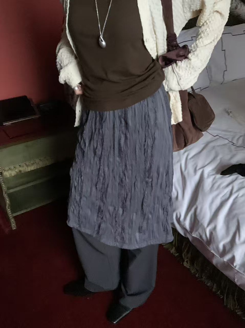 LOFN東大門直郵女士新品熱賣真品人氣休閑時尚半身裙中短裙LOFN半身裙/中短裙