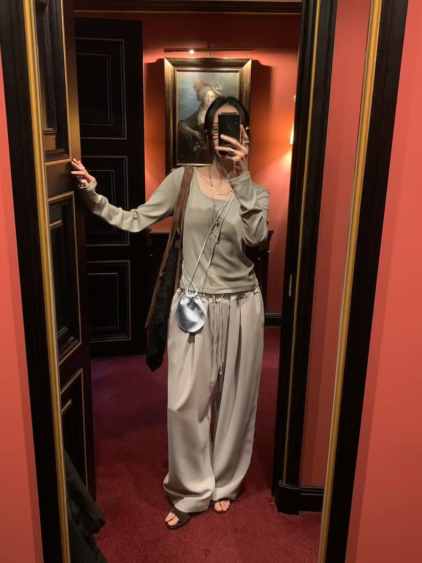 LOFN韓國代購女裝新品時尚熱賣休閑真品人氣推薦休閑褲LOFN休閑褲