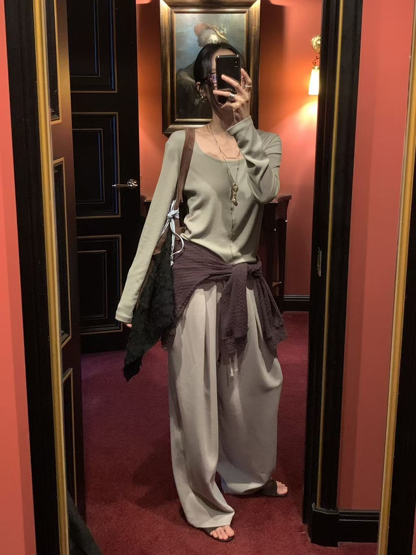 LOFN韓國代購女裝新品時尚熱賣休閑真品人氣推薦休閑褲LOFN休閑褲