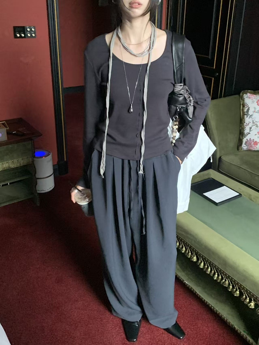 LOFN韓國代購女裝新品時尚熱賣休閑真品人氣推薦休閑褲LOFN休閑褲