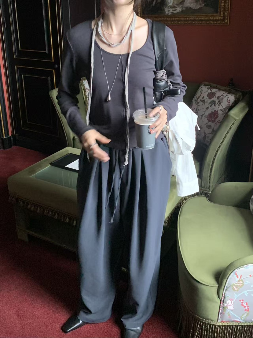 LOFN韓國代購女裝新品時尚熱賣休閑真品人氣推薦休閑褲LOFN休閑褲