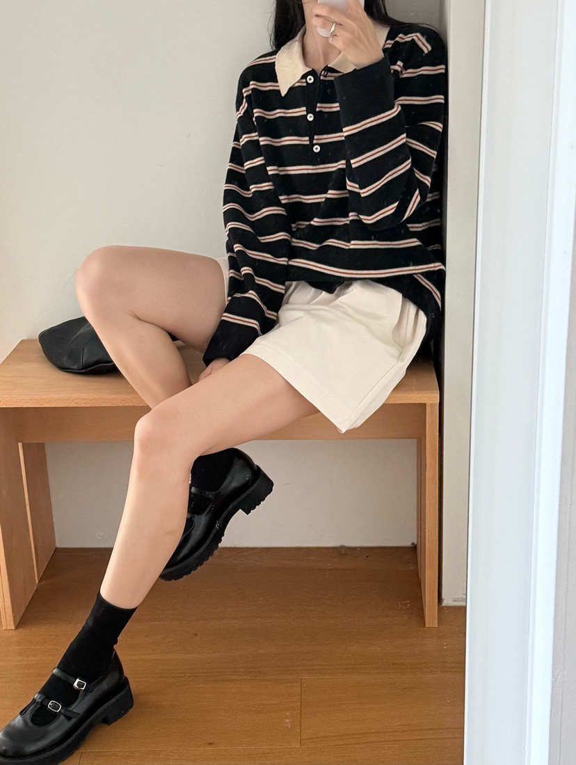 AMY GRACE-A韓國代購女士新款人氣時尚推薦熱賣休閑針織衫AMY GRACE針織衫