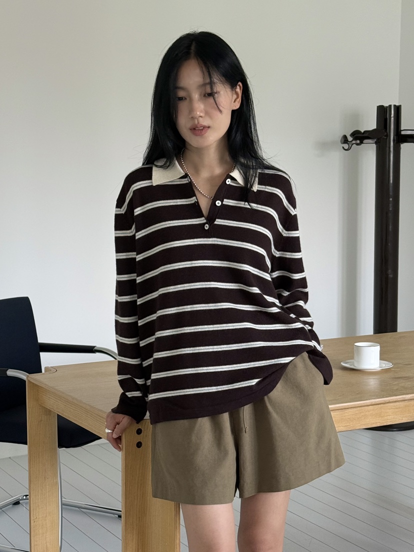 AMY GRACE-A韓國代購女士新款人氣時尚推薦熱賣休閑針織衫AMY GRACE針織衫