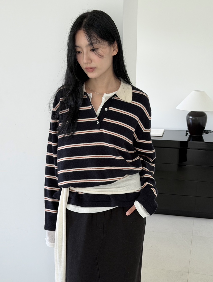 AMY GRACE-A韓國代購女士新款人氣時尚推薦熱賣休閑針織衫AMY GRACE針織衫