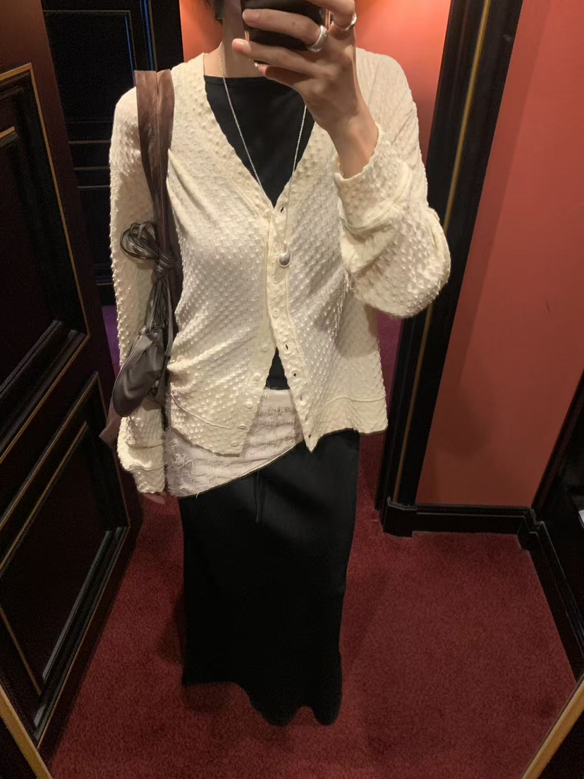 LOFN東大門實拍女裝新款時尚真品人氣推薦休閑熱賣開衫LOFN開衫