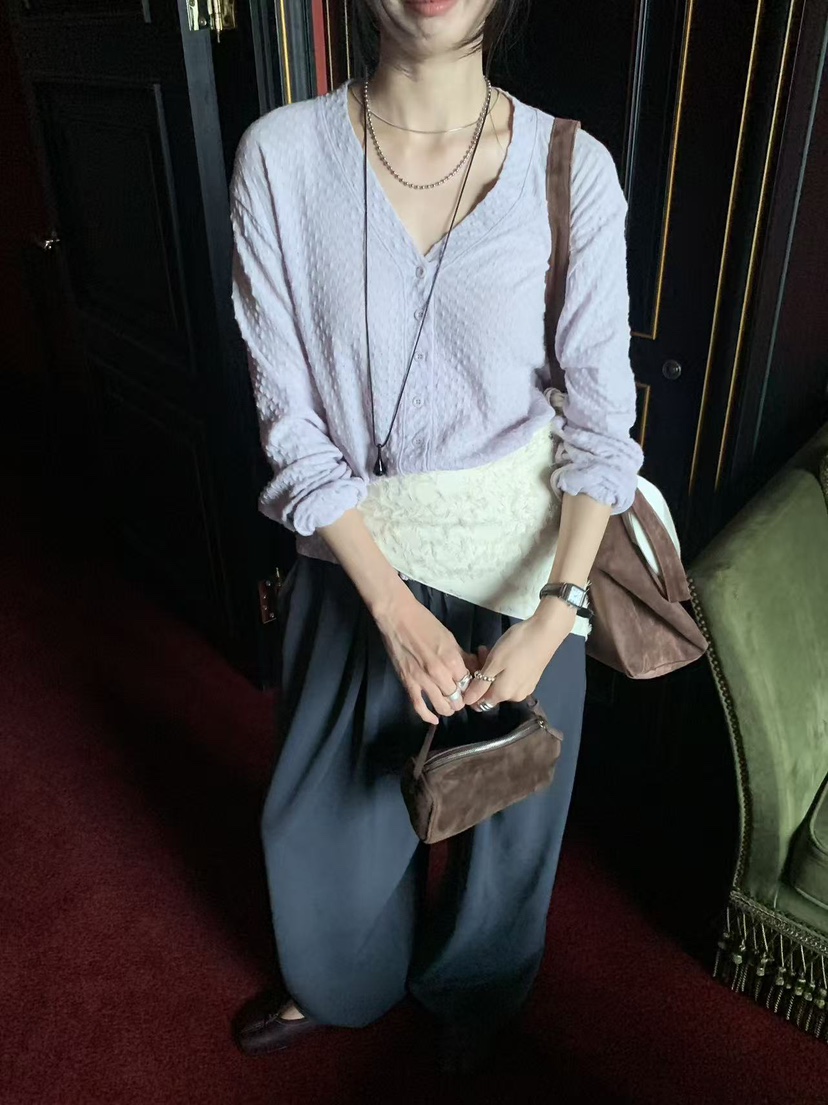 LOFN東大門實拍女裝新款時尚真品人氣推薦休閑熱賣開衫LOFN開衫