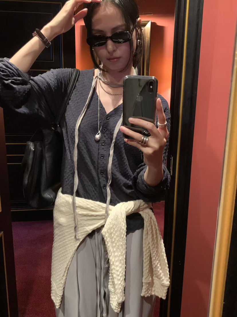 LOFN東大門實拍女裝新款時尚真品人氣推薦休閑熱賣開衫LOFN開衫