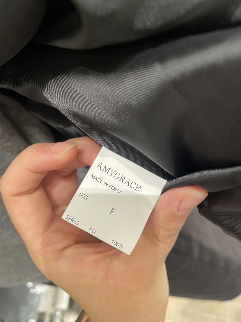 AMY GRACE-A東大門實拍女裝新品推薦時尚人氣真品休閑皮衣AMY GRACE皮衣