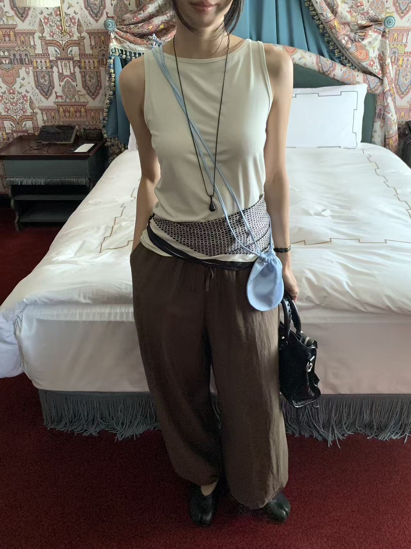 LOFN東大門實拍女士新品時尚真品休閑人氣推薦熱賣吊帶背心LOFN吊帶/背心