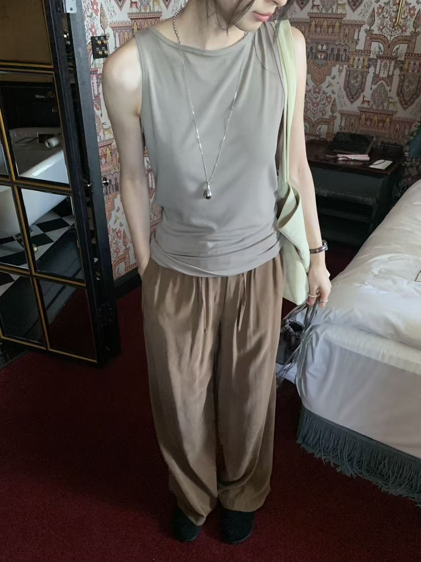 LOFN東大門實拍女士新品時尚真品休閑人氣推薦熱賣吊帶背心LOFN吊帶/背心