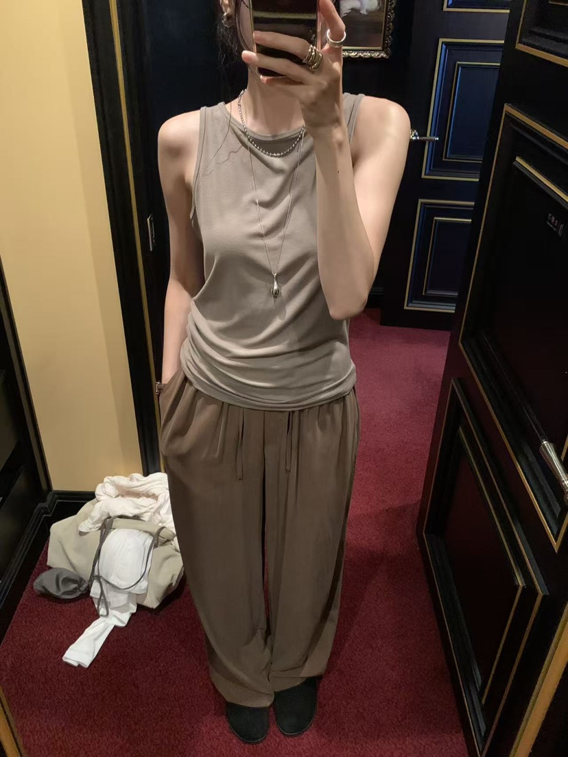 LOFN東大門實拍女士新品時尚真品休閑人氣推薦熱賣吊帶背心LOFN吊帶/背心