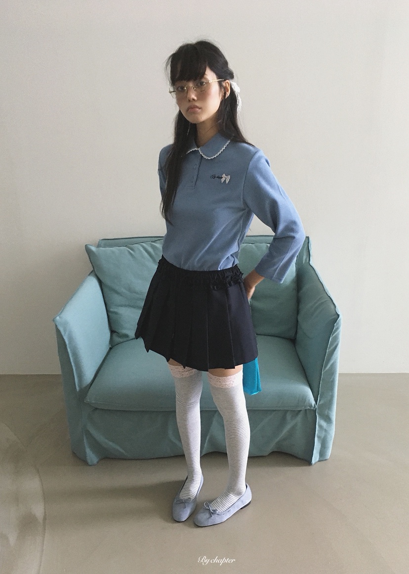 BY CHAPTER韓國直郵女士新品推薦時尚休閑真品人氣裙褲褶裙BY Chapter裙褲
