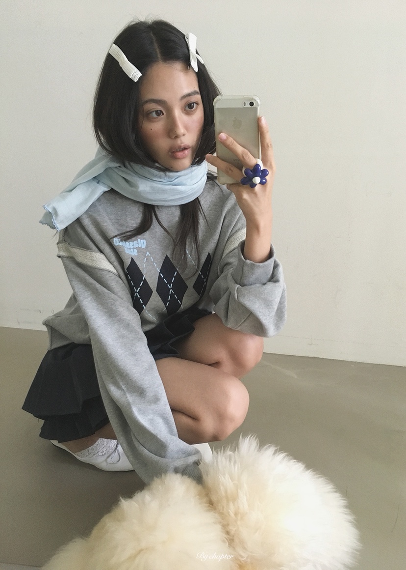 BY CHAPTER韓國直郵女士新品真品人氣休閑時尚熱賣推薦衛衣BY Chapter衛衣