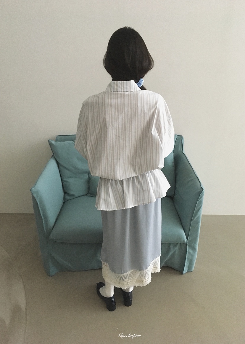 BY CHAPTER東大門代購女士新款熱賣真品人氣休閑襯衫蕾絲衫BY Chapter襯衫/蕾絲衫