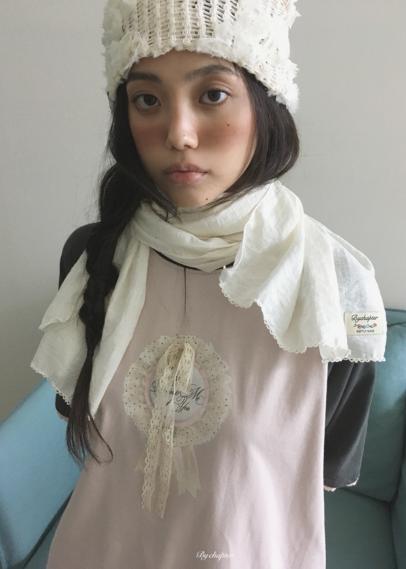 BY CHAPTER東大門直郵女裝新品時尚真品休閑T恤不含圍巾BY ChapterT恤