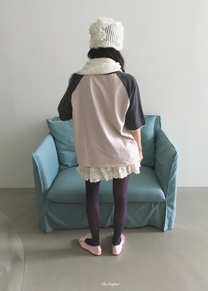 BY CHAPTER東大門直郵女裝新品時尚真品休閑T恤不含圍巾BY ChapterT恤