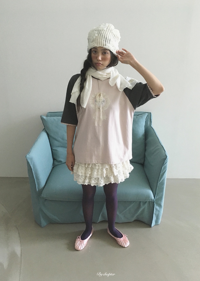 BY CHAPTER東大門直郵女裝新品時尚真品休閑T恤不含圍巾BY ChapterT恤