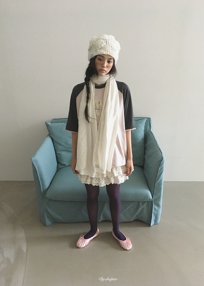 BY CHAPTER東大門直郵女裝新品時尚真品休閑T恤不含圍巾BY ChapterT恤