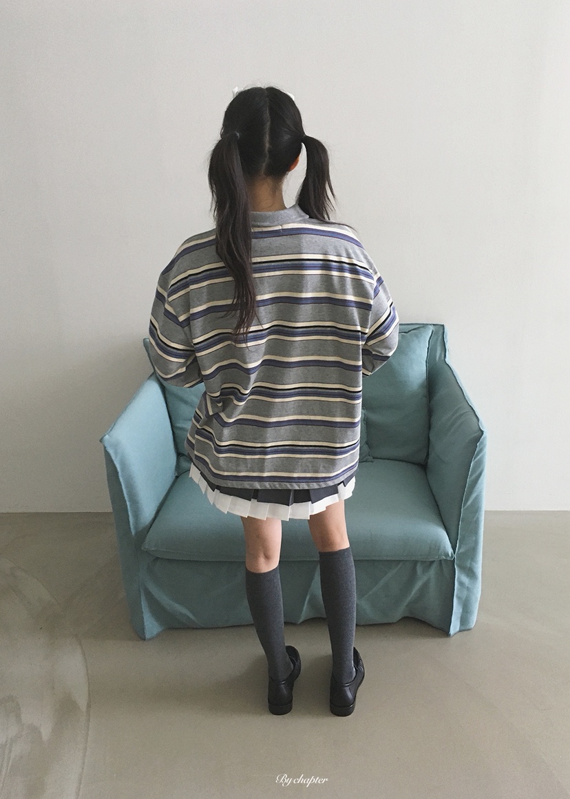 BY CHAPTER韓國代購女士新款推薦人氣熱賣休閑時尚長袖T恤BY Chapter長袖T恤