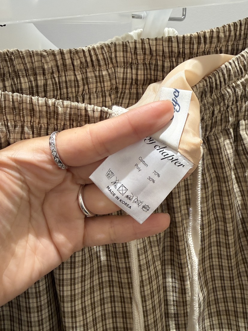 BY CHAPTER韓國直郵女裝新品熱賣時尚人氣推薦真品休閑褲BY Chapter休閑褲