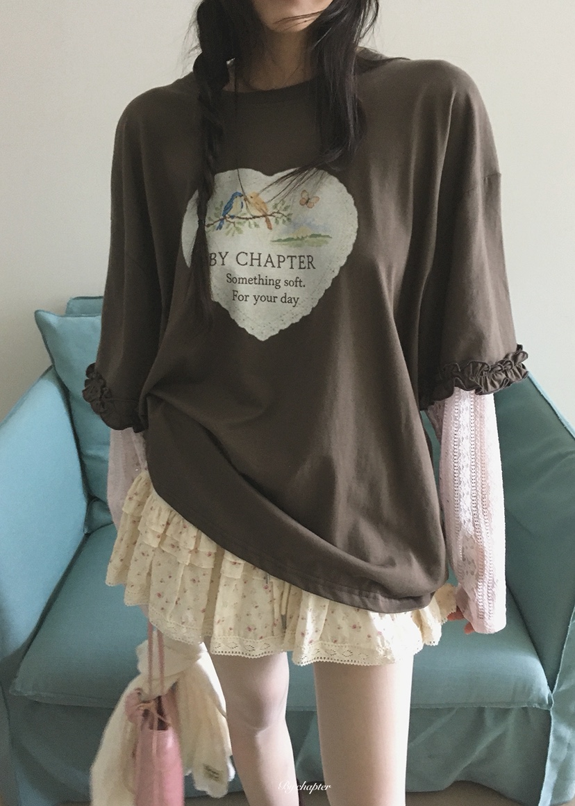 BY CHAPTER東大門代購女士新品真品熱賣推薦休閑長袖T恤BY Chapter長袖T恤