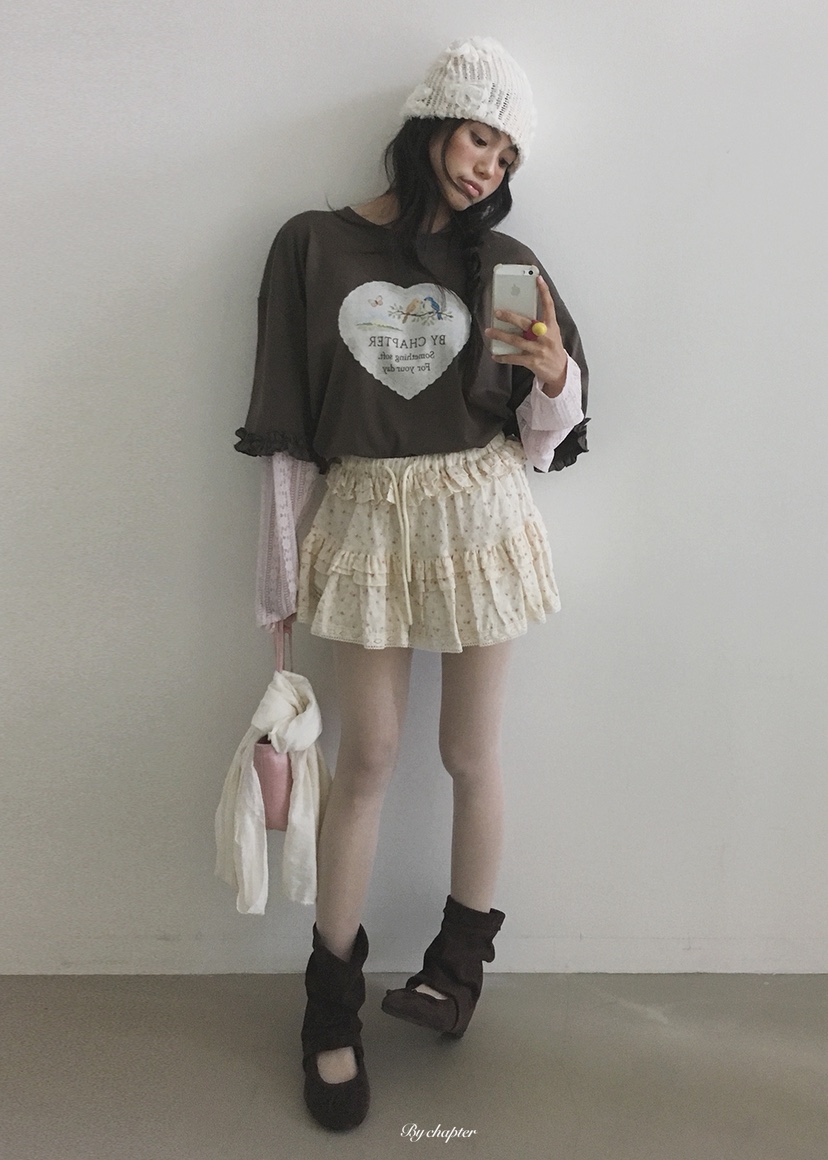 BY CHAPTER東大門代購女士新品真品熱賣推薦休閑長袖T恤BY Chapter長袖T恤