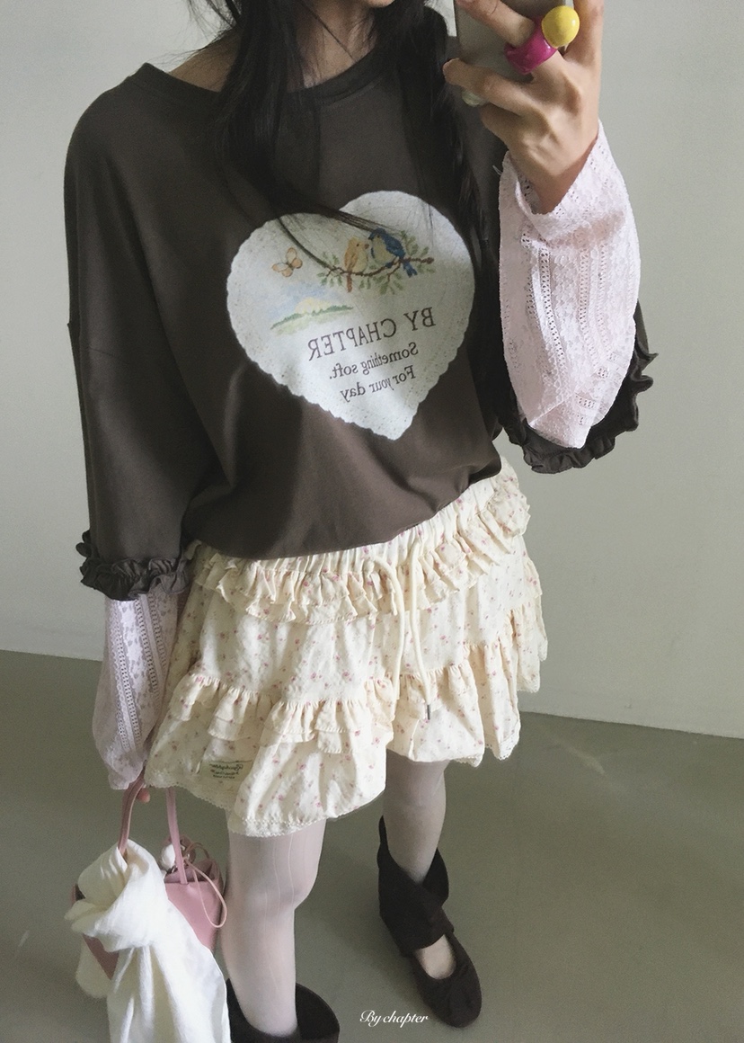 BY CHAPTER東大門代購女士新品真品熱賣推薦休閑長袖T恤BY Chapter長袖T恤