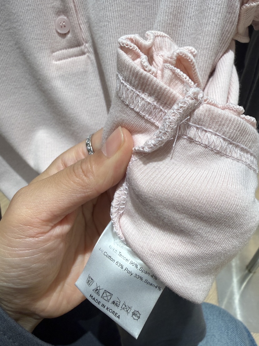 BY CHAPTER東大門直郵女裝新品人氣推薦真品套裝透明褶邊BY Chapter套裝