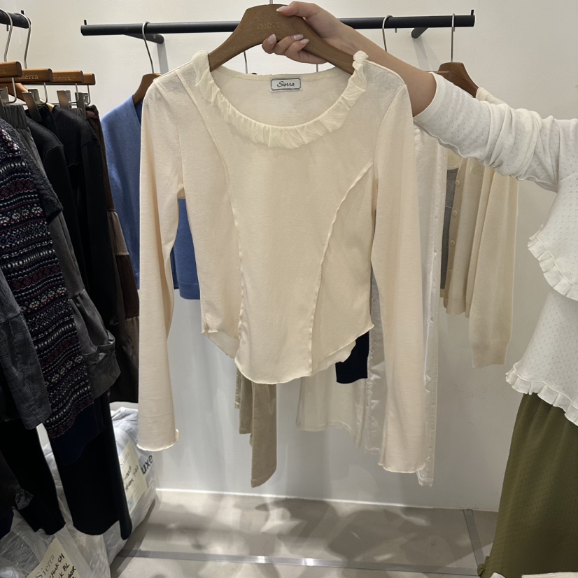 SIERRA東大門代購女士新品人氣熱賣休閑時尚真品推薦長袖T恤SIERRA長袖T恤圖色1