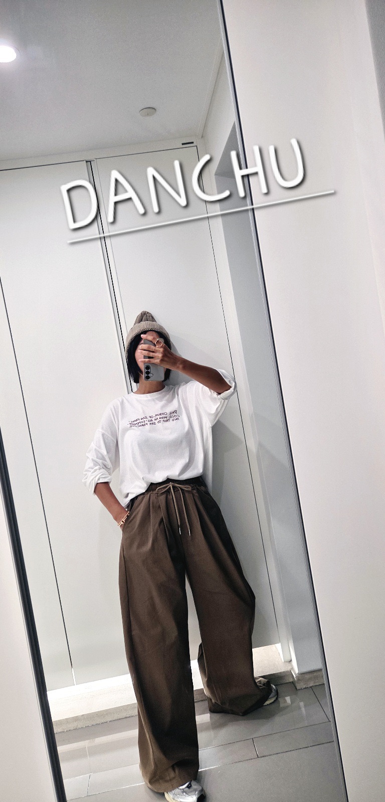 DANCHU韓國代購女裝新品推薦真品人氣熱賣休閑時尚長袖T恤DANCHU長袖T恤