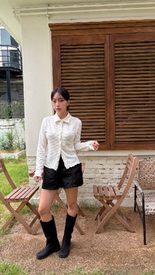 HEY/TO SEWING東大門實拍女裝新品推薦休閑時尚開衫翻領BY HEY/TO SEWING開衫