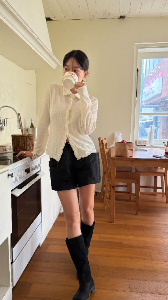 HEY/TO SEWING東大門實拍女裝新品推薦休閑時尚開衫翻領BY HEY/TO SEWING開衫