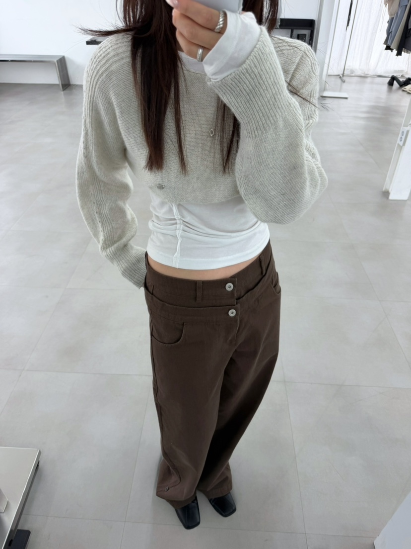 GLITTER韓國代購女士新品真品人氣休閑時尚熱賣推薦休閑褲GLITTER休閑褲