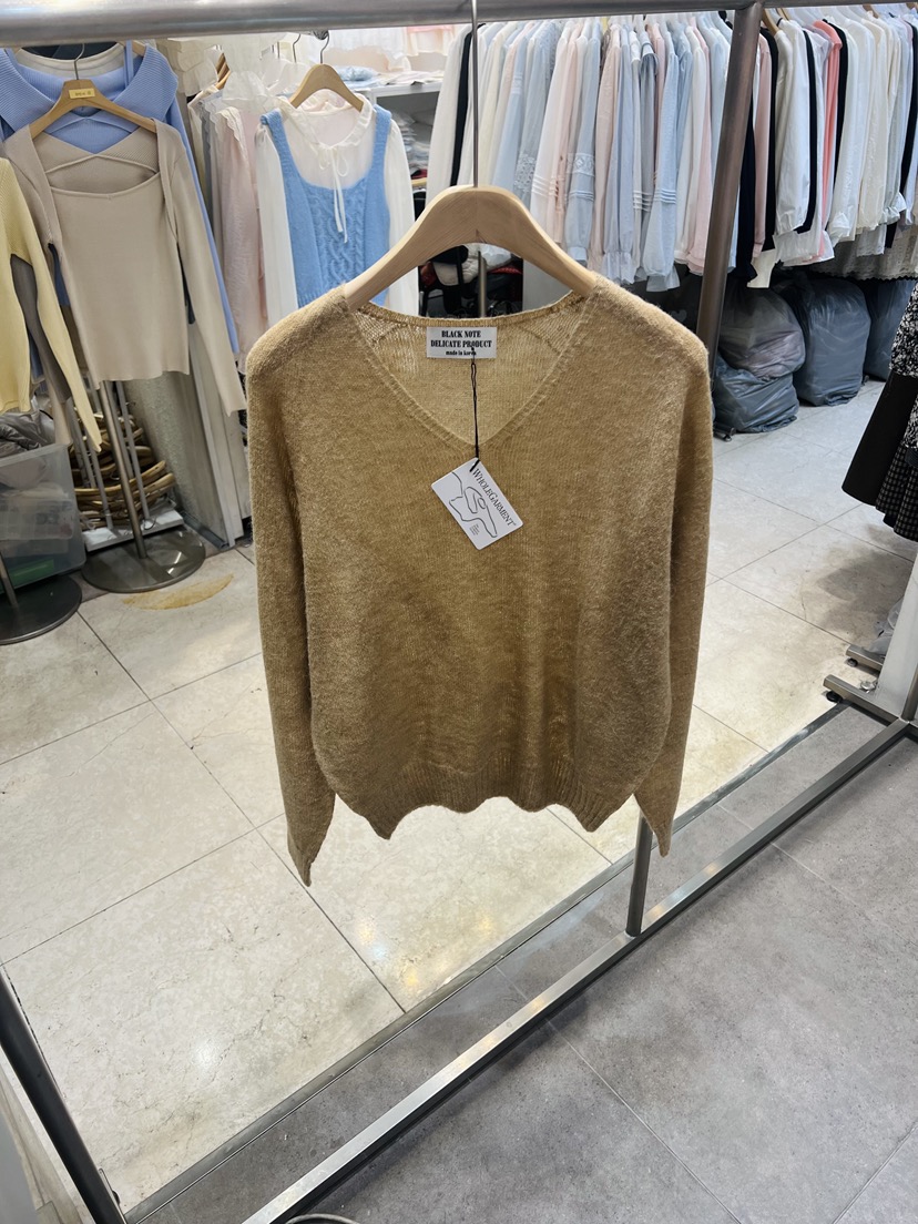 BLACK NOTE東大門直郵女裝新品真品熱賣時尚推薦針織衫羊駝BLACK NOTE針織衫圖色4