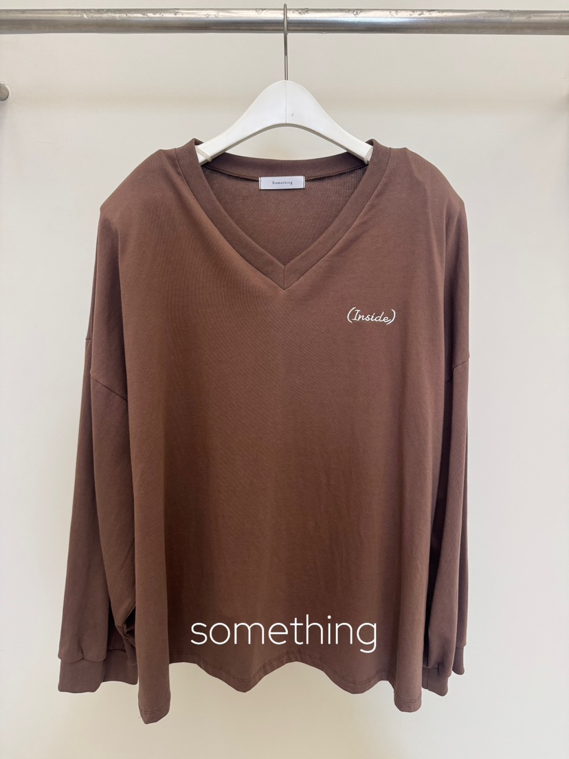 SOMETHING-L/FANCY韓國直郵女士新品熱賣推薦真品長袖T恤SOMETHING-L/FANCY長袖T恤圖色3