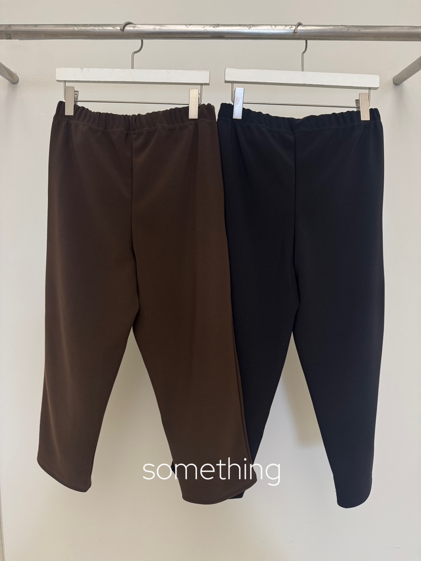 SOMETHING-L/FANCY東大門代購女裝新品人氣休閑褲七分褲SOMETHING-L/FANCY休閑褲