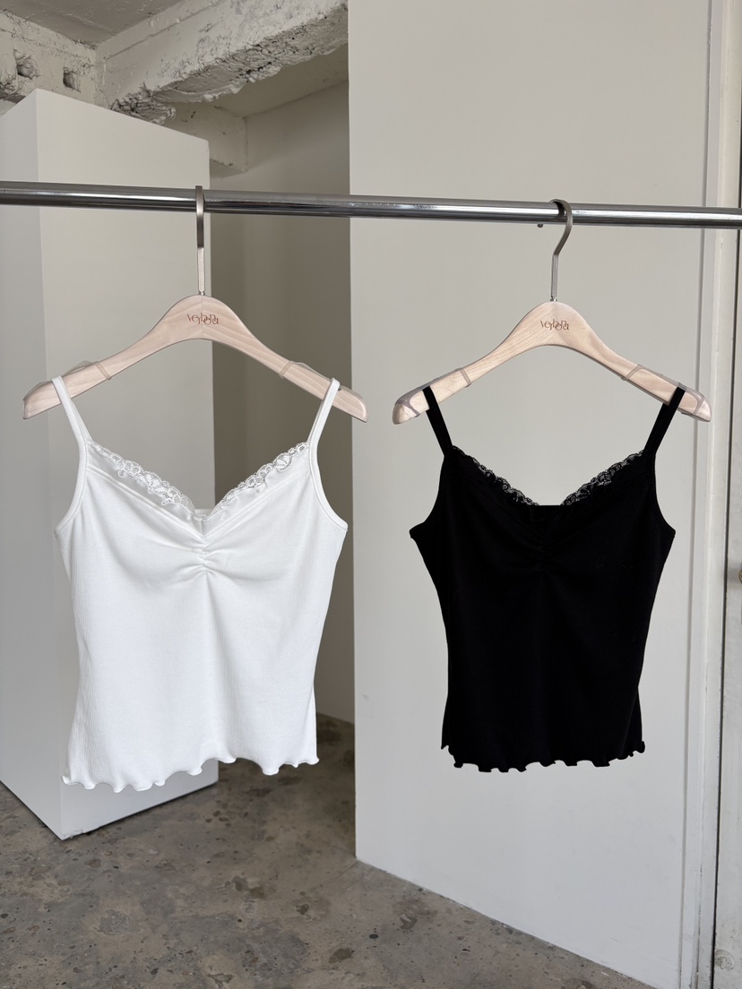 Verbena東大門代購女士新品推薦休閑人氣吊帶背心蕾絲無袖Verbena吊帶/背心