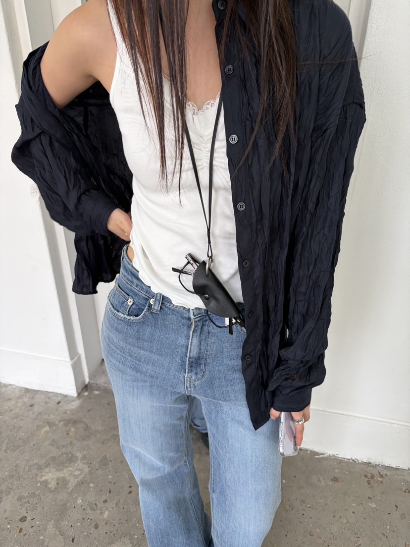 Verbena東大門代購女士新品推薦休閑人氣吊帶背心蕾絲無袖Verbena吊帶/背心