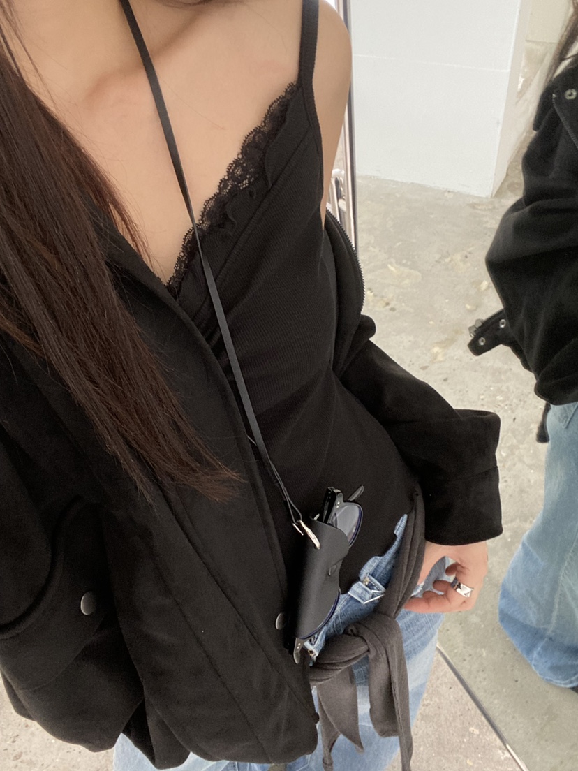 Verbena東大門代購女士新品推薦休閑人氣吊帶背心蕾絲無袖Verbena吊帶/背心