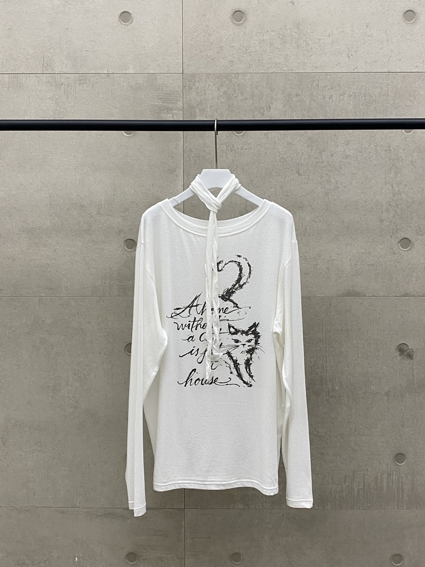 MUCH MORE/JACKPOT韓國直郵女裝新品推薦長袖T恤含圍巾MUCH MORE/JACKPOT長袖T恤圖色1