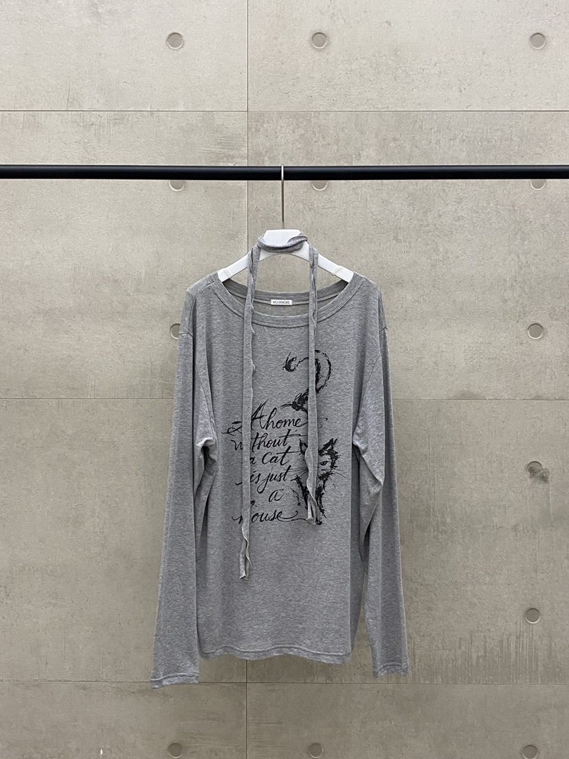 MUCH MORE/JACKPOT韓國直郵女裝新品推薦長袖T恤含圍巾MUCH MORE/JACKPOT長袖T恤圖色3