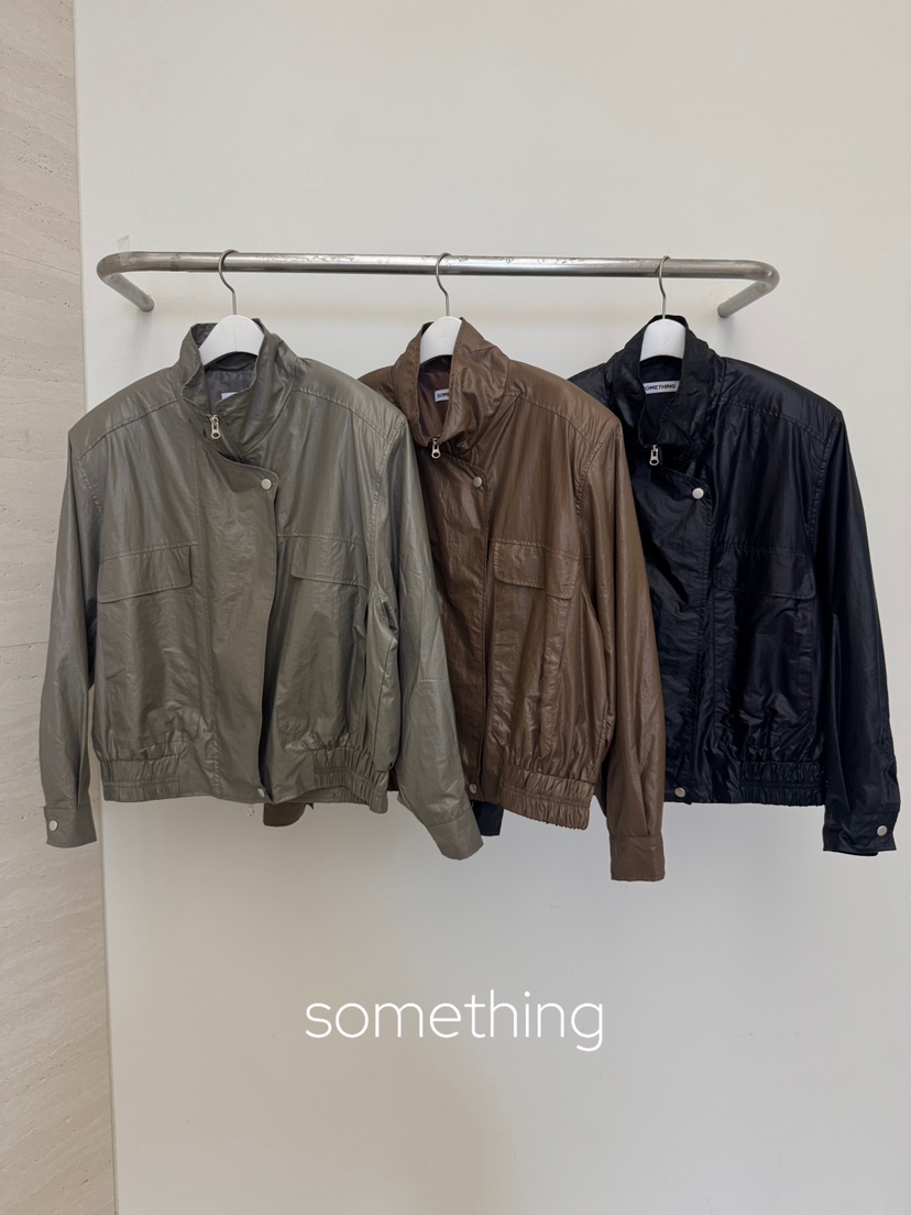 SOMETHING-L/FANCY東大門代購女士新品真品推薦時尚皮衣SOMETHING-L/FANCY皮衣