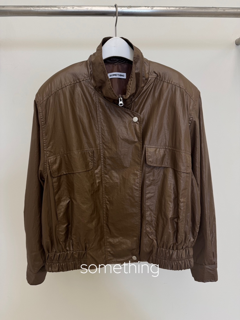 SOMETHING-L/FANCY東大門代購女士新品真品推薦時尚皮衣SOMETHING-L/FANCY皮衣圖色2