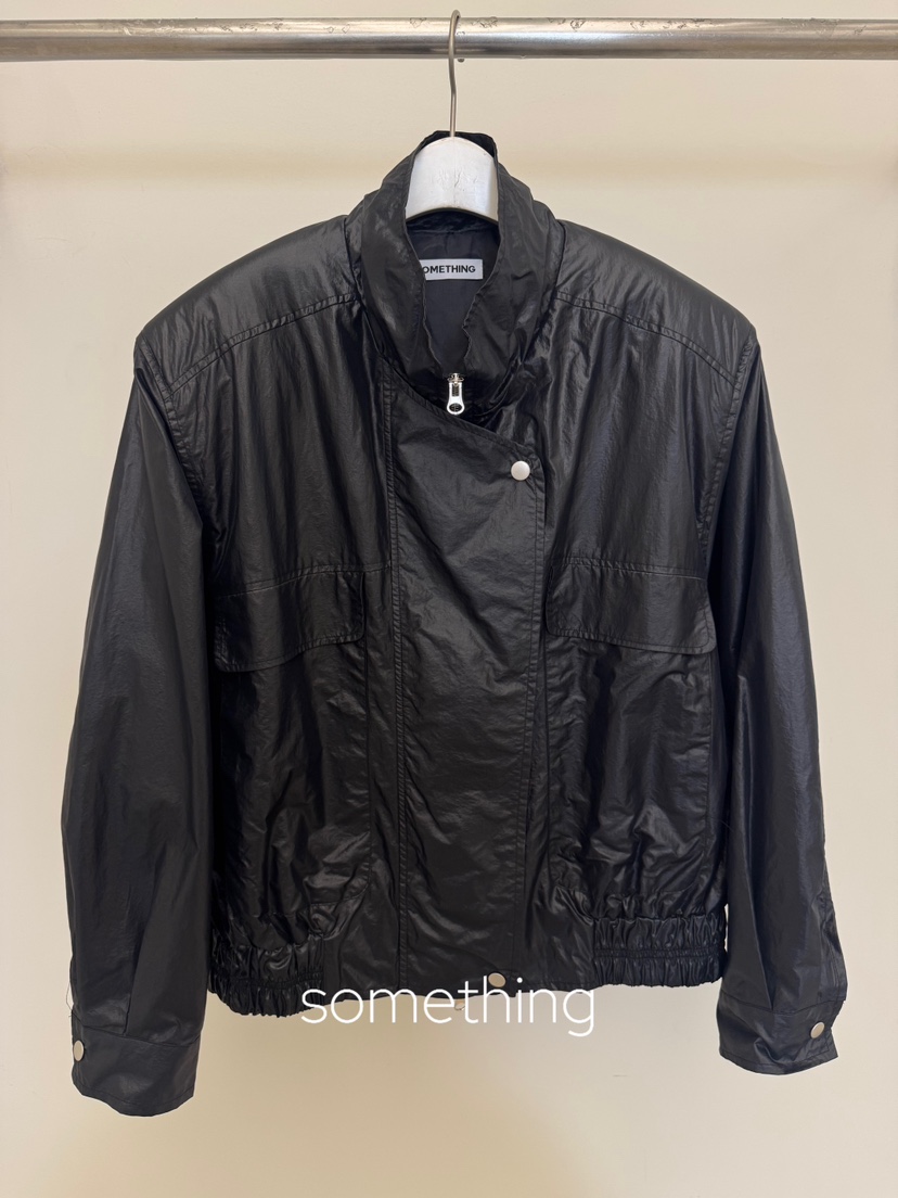 SOMETHING-L/FANCY東大門代購女士新品真品推薦時尚皮衣SOMETHING-L/FANCY皮衣圖色3
