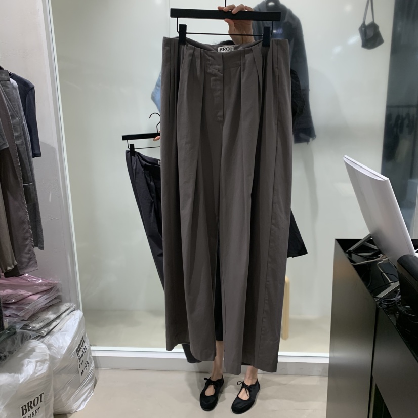 BROT韓國代購女士新品休閑時尚人氣熱賣真品推薦休閑褲BROT休閑褲圖色2棕色